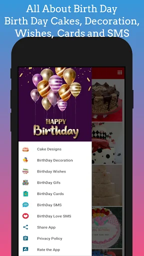 Birth Day Cake Designs, Cards