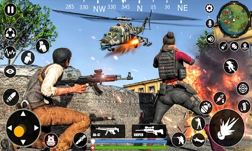 Modern Action Commando FPS Gun