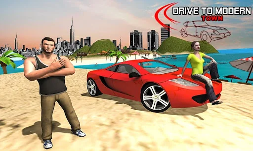 Drive To Modern Town