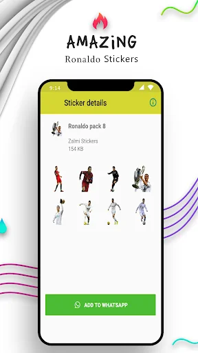 Ronaldo Stickers For Whatsapp screenshot 4