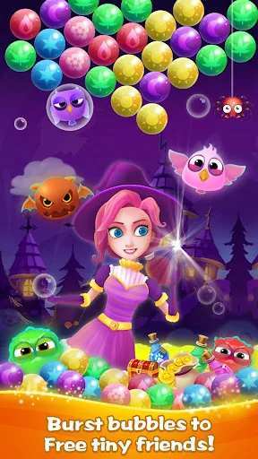 Bubble Pop 2-Witch Bubble Game screenshot 2
