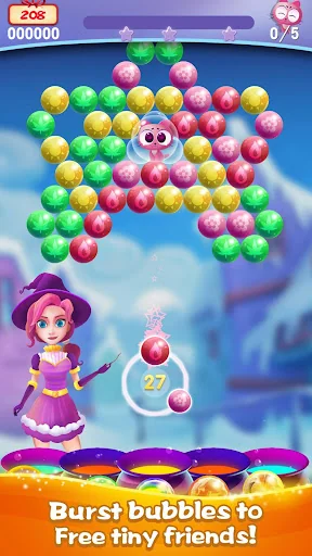 Bubble Pop 2-Witch Bubble Game screenshot 3