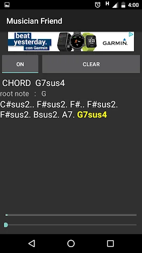 Musician Friend Chord Detector screenshot 2