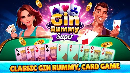 Gin Rummy Super: Fun Card Game screenshot 1