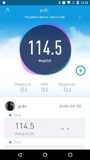 iTek Health Scale screenshot 2