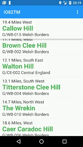 SOTA Finder screenshot 1