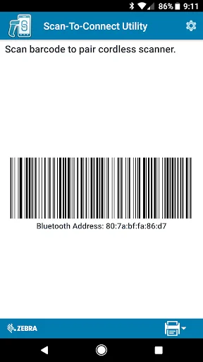 Scan-To-Connect (STC) Utility screenshot 1