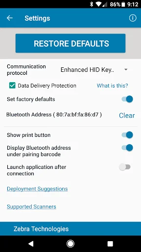 Scan-To-Connect (STC) Utility screenshot 2