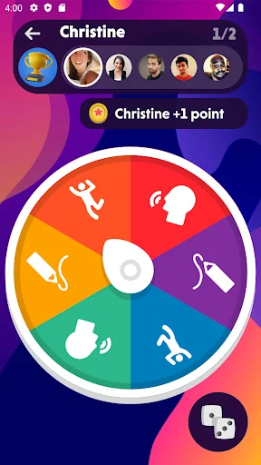 Party Wheel: Draw, Sing & Act