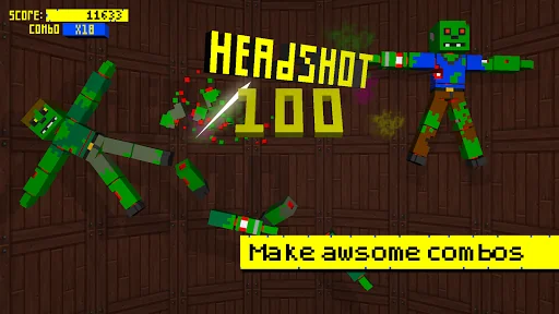 Zombie Slicer Ninja Craft screenshot 4
