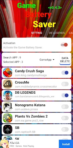 Game Battery Saver