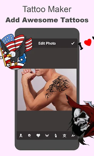 Tattoo Maker - Tattoo On Photo