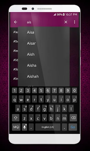 Islamic Names Dictionary screenshot 3