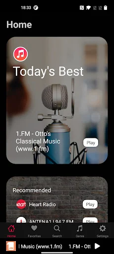 SHOUTcast™ - FM Internet Radio screenshot 1