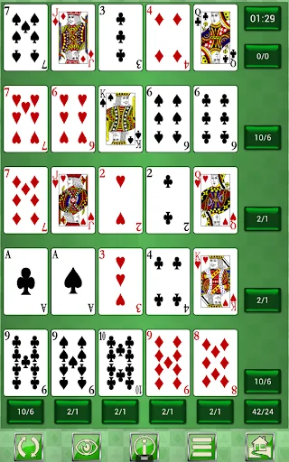 Poker Solitaire card game.
