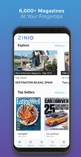 ZINIO - Magazine Newsstand screenshot 1