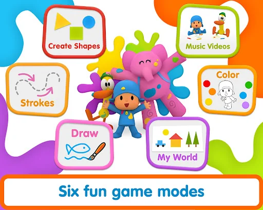 Pocoyo Colors:  Fun drawings!