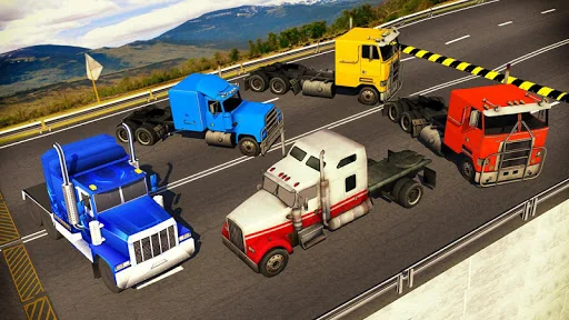 Chained Trucks against Ramp screenshot 3