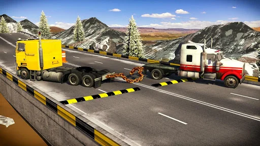 Chained Trucks against Ramp screenshot 4