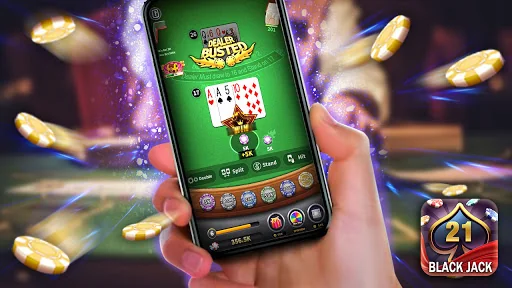 Blackjack 21 offline games screenshot 1