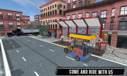 City Tuk Tuk Chingchi Drive 3D