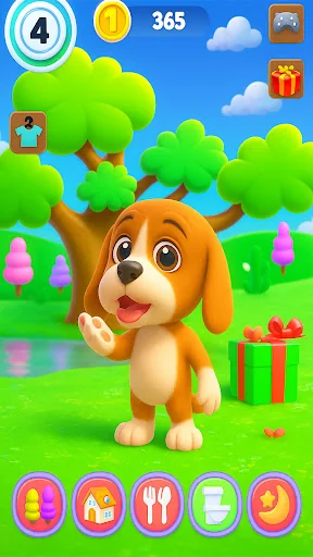Talking Dog Basset: VirtualPet screenshot 1
