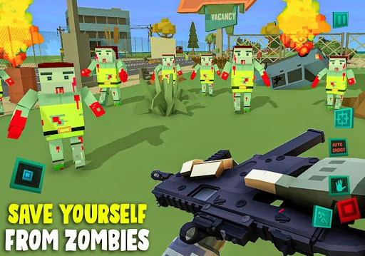 Zombie Pixel Warrior 3D- The L screenshot 1