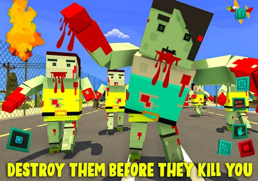 Zombie Pixel Warrior 3D- The L screenshot 2
