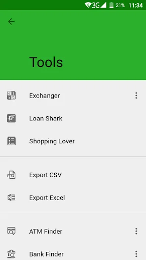 Money Lover Export Tool: CSV a