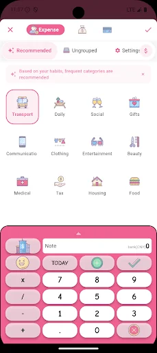 Money+ Cute Expense Tracker screenshot 2