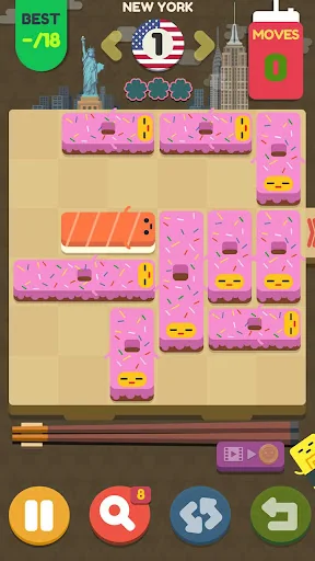 Push Sushi - Slide Puzzle
