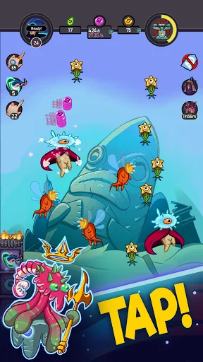 Tap Temple: Monster Clicker screenshot 1