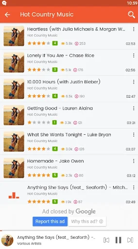 Country Music Songs screenshot 3