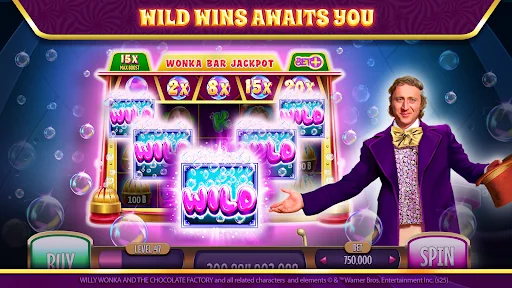 Willy Wonka Vegas Casino Slots screenshot 1