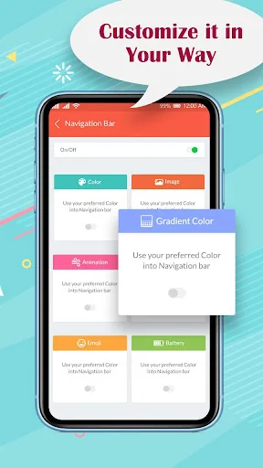 Colorful Custom Navigation Bar