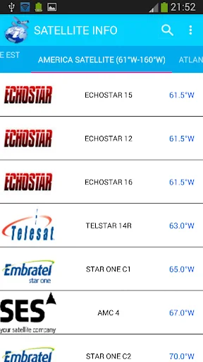 SATELLITE INFO screenshot 2