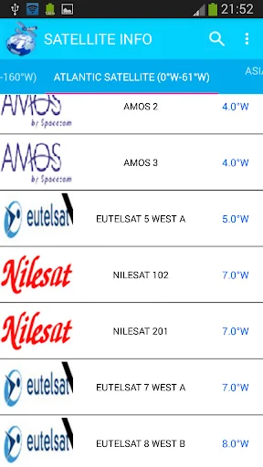 SATELLITE INFO screenshot 3