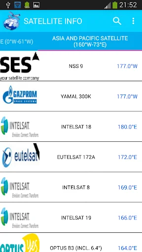 SATELLITE INFO screenshot 4