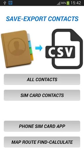 Save-Export Contacts