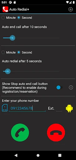 Auto Redial - Auto Call Dialer