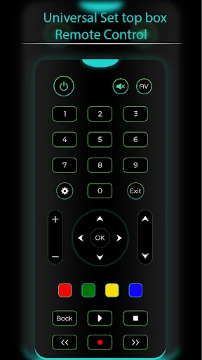 Universal Set Top Box Remote