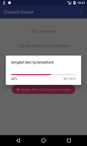 One-Click Erase All Contacts
