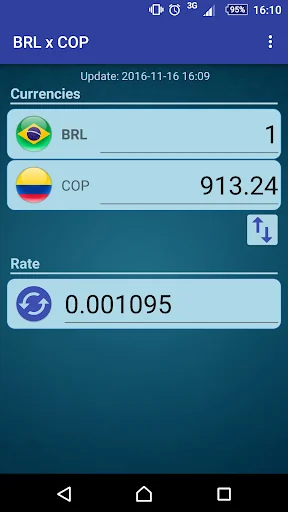 Brazilian Real Colombian Peso