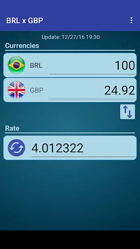 Brazil Real x British Pound