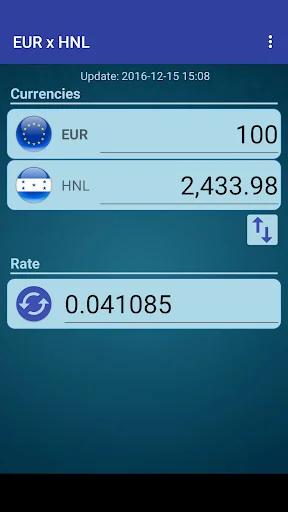 Euro x Honduran Lempira