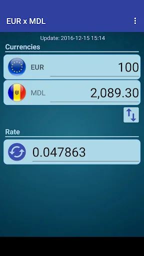 Euro x Moldovan Leu