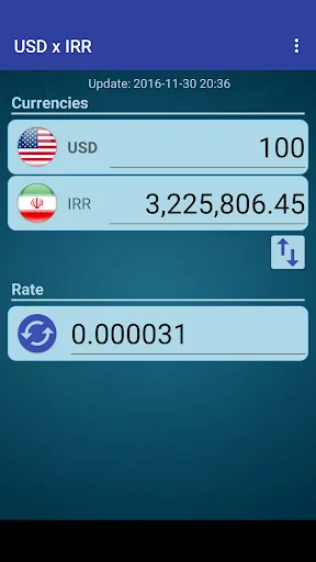 US Dollar to Iranian Rial