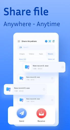Share - File Transfer, Connect screenshot 1