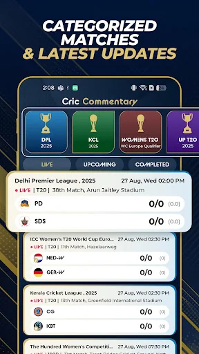 Cric Commentary - Live Line screenshot 1