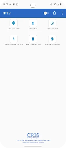 National Train Enquiry System screenshot 2